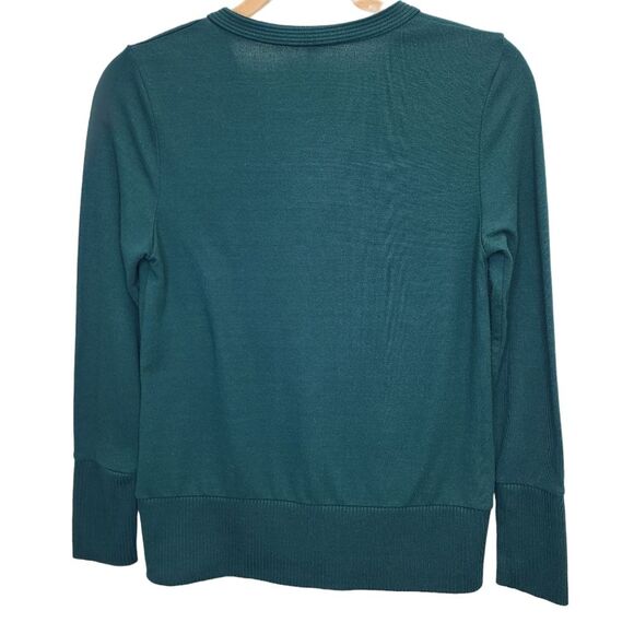 Traleubie Womens Emerald Green Snap Button Down Cardigan S - Picture 7 of 16